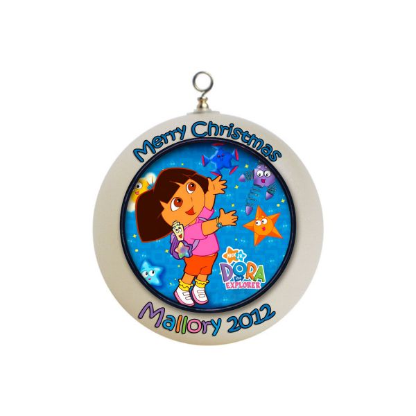 Personalized Dora the Explorer Christmas Ornament #3