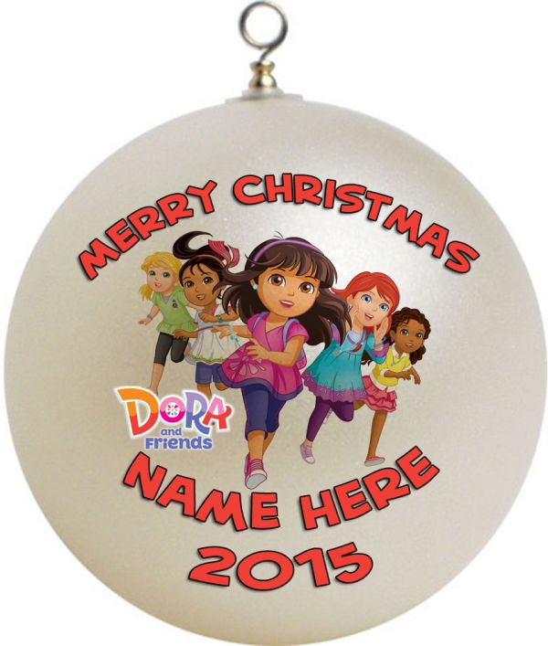 Personalized Dora and Friends Christmas Ornament Custom Gift #9