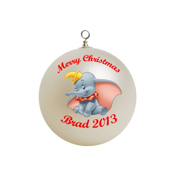 Personalized Dumbo Christmas Ornament #1