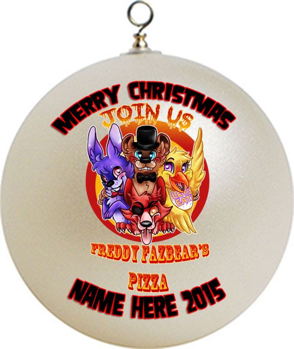 Personalized Five Nights at Freddies freddy's Christmas Ornament Custom Gift #2
