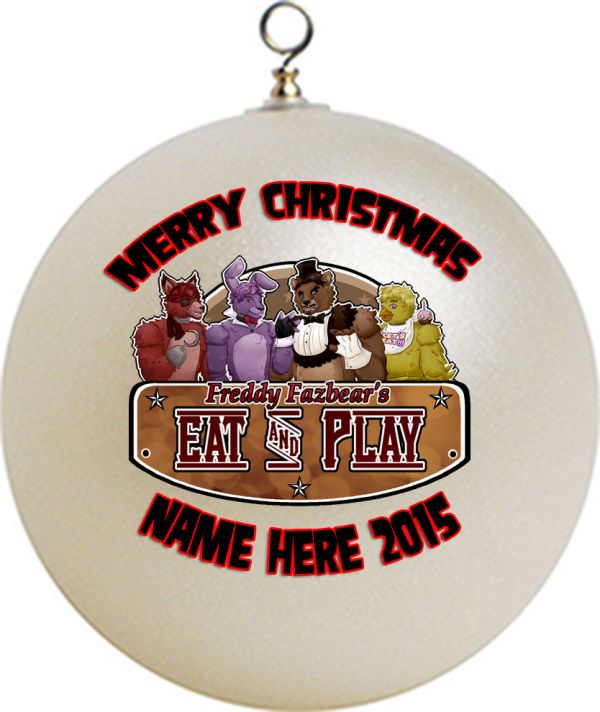 Personalized Five Nights at Freddies freddy's Christmas Ornament Custom Gift #3
