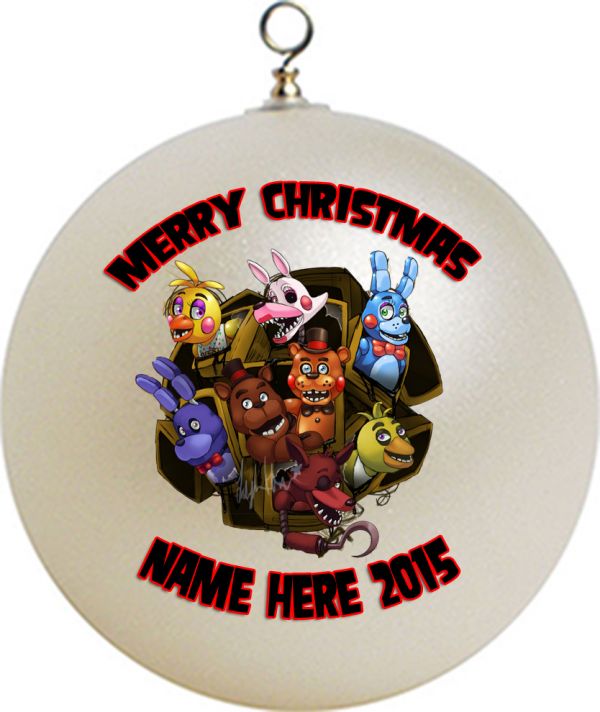 Personalized Five Nights at Freddies freddy's Christmas Ornament Custom Gift #5