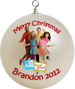Personalized Fresh Beat Band Christmas Ornament #2