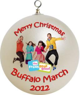 Personalized Fresh Beat Band Christmas Ornament #1