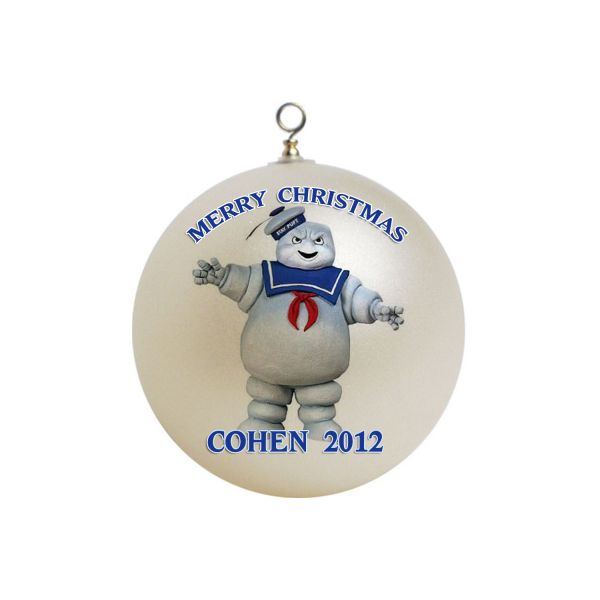 Personalized Ghostbusters Stay Puff Christmas Ornament #3