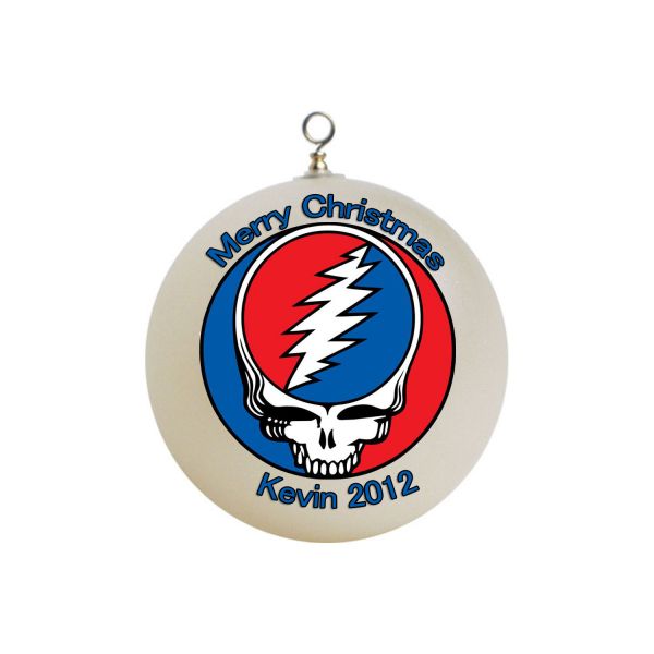 Personalized Greatful Dead Christmas Ornament custom Gift