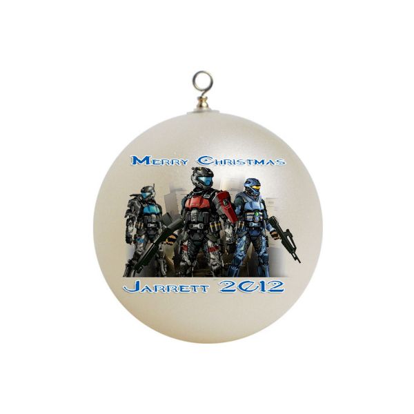 Personalized Halo Christmas Ornament custom gift #3