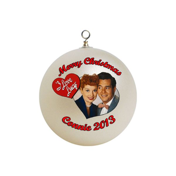 Personalized I Love Lucy Christmas Ornament Custom Gift 