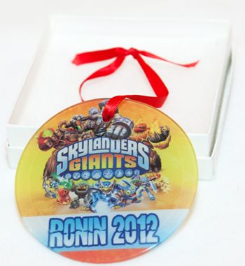 Personalized Skylanders Glass Christmas Ornament Custom Gift#1
