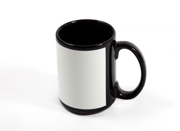 Personalized Photo Ceramic Mug Black 15oz