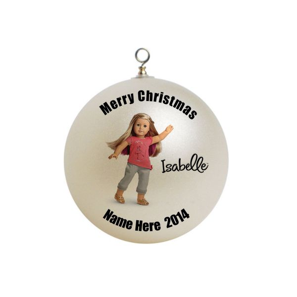 Personalized American Girl Isabelle Christmas Ornament Custom Gift 