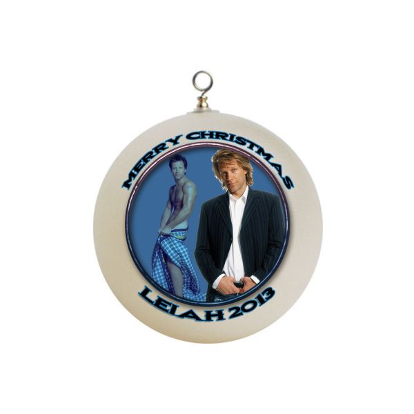 Personalized John Bon Jovi Christmas Ornament #1