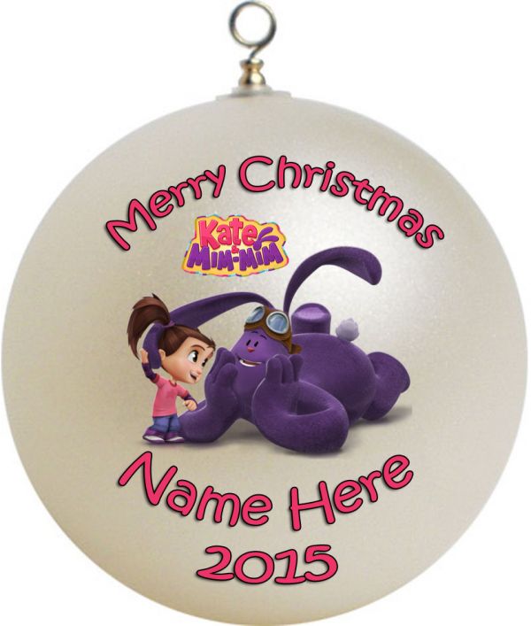 Personalized Kate and Mim-Mim Christmas Ornament Custom Gift #2