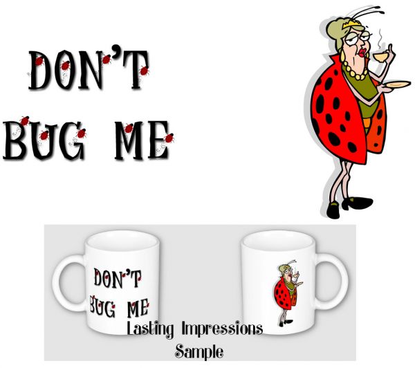 Lady Bug Ceramic Mug 11oz design #1