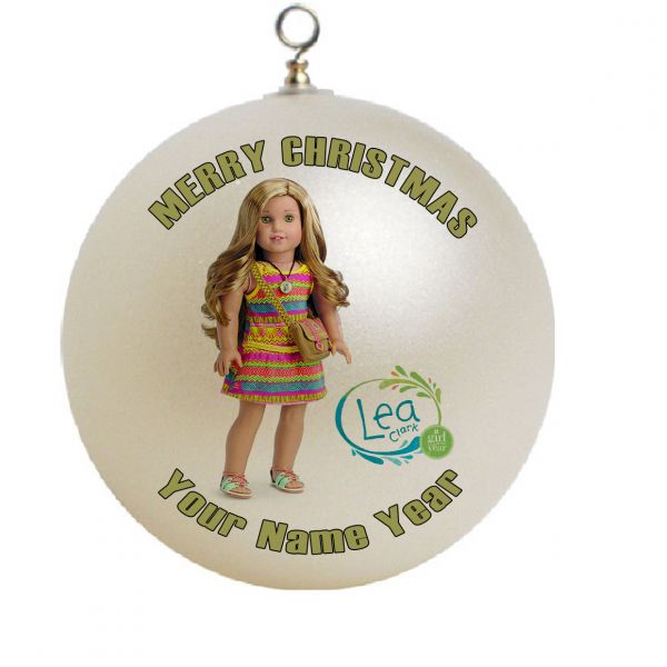 Personalized American Doll Lea Clark Ornament