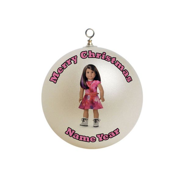 Personalized American Girl Luciana  Ornament Christmas #1