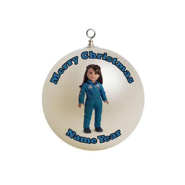 Personalized American Girl Luciana Astronaut Ornament Christmas #2