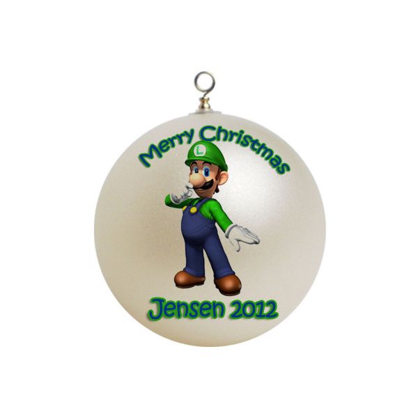 Personalized Super Mario x-mas Ornament Luigi #1