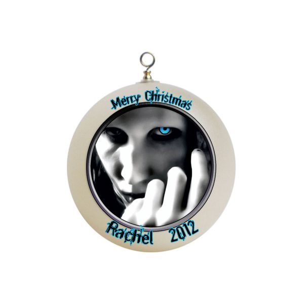 Personalized Marilyn Manson Christmas Ornament #3
