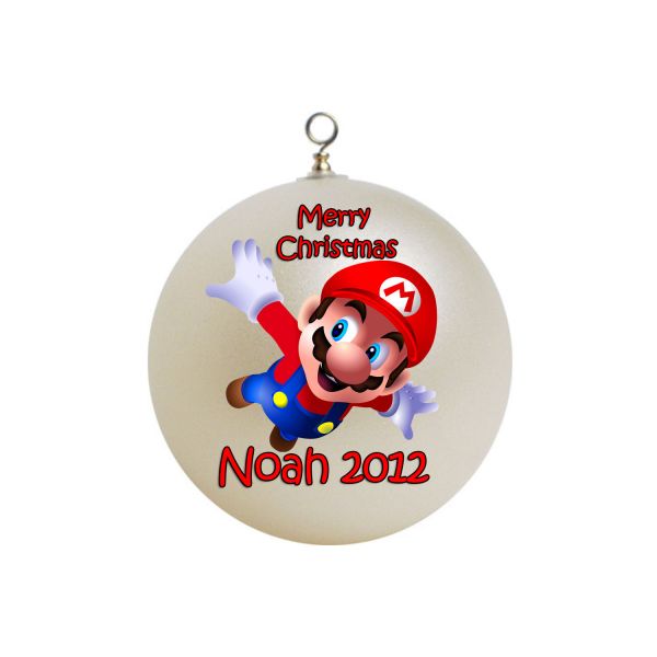 Personalized Super Mario Brothers x-mas Ornament #4