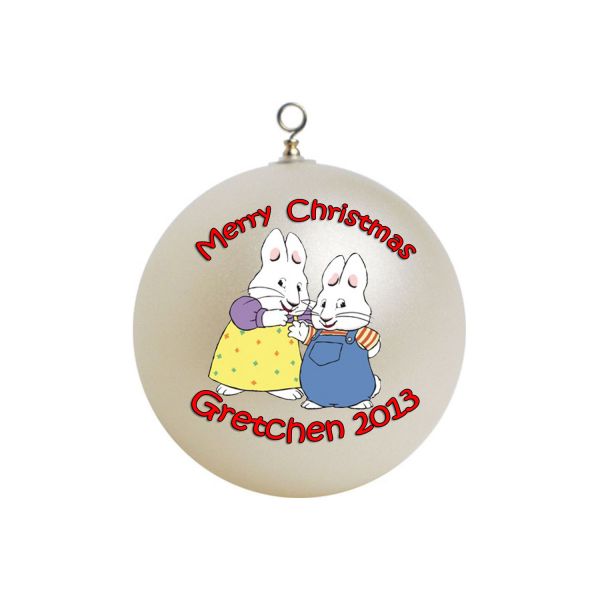 Personalized Max  & Ruby Christmas Ornament custom Gift #2