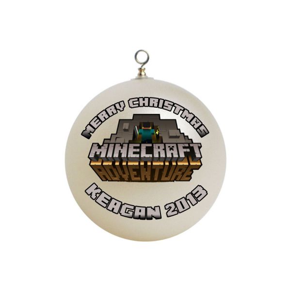 Personalized Minecraft Christmas Ornament Custom Gift