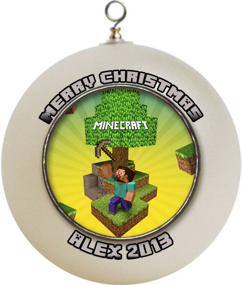Personalized Minecraft Christmas Ornament Custom Gift #2