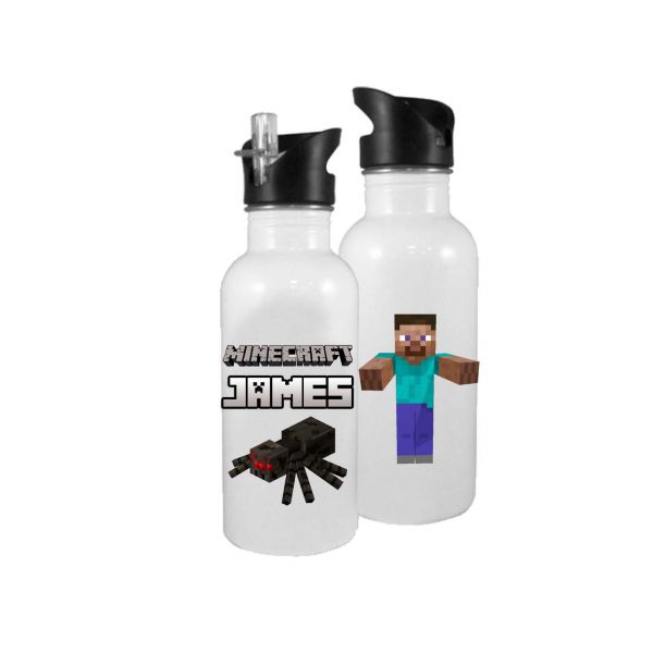 Personalized Minecraft Water bottle custom gift #2