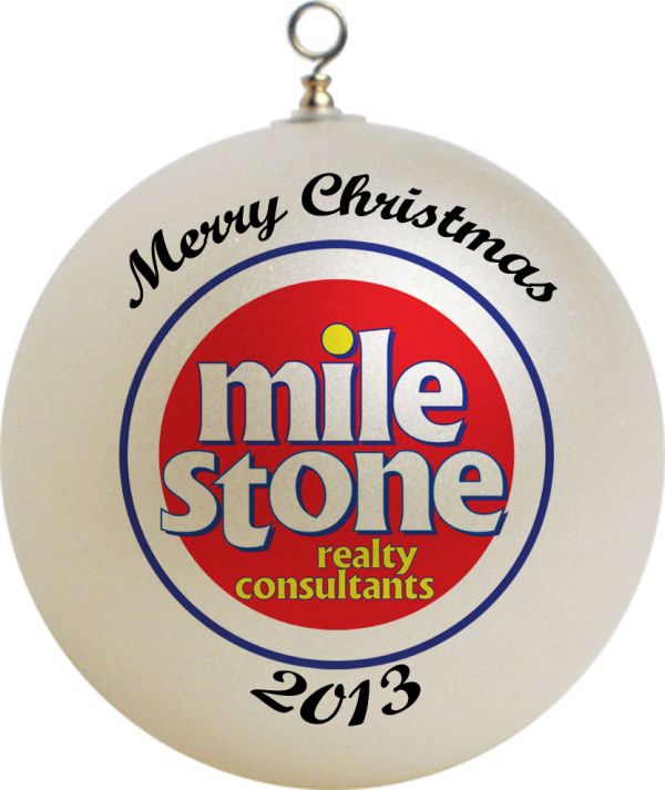Milestone Christmas Ornament Custom Gift QTY 40 ornaments