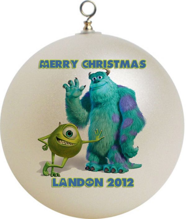 Personalized Monsters Inc Christmas Ornament Custom Gift