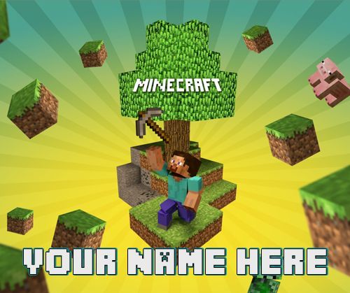 Personalized Minecraft Mousepad 3