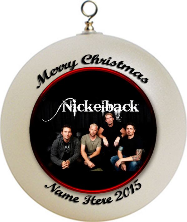 Personalized Nickelback Christmas Ornament Custom Gift #2