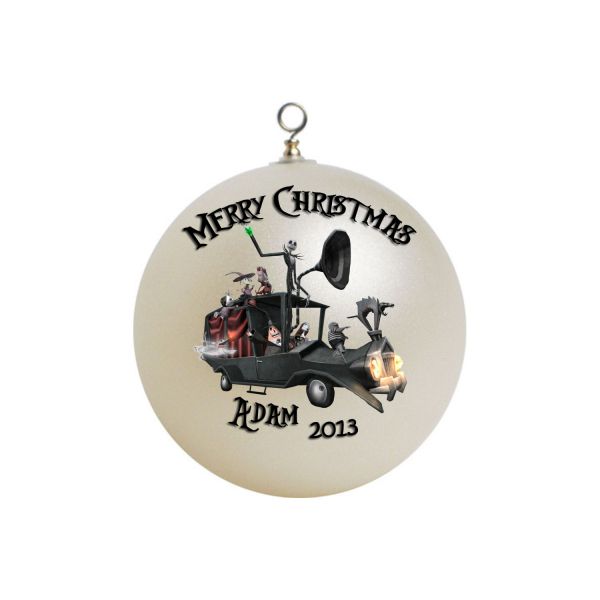 Personalized Nightmare Before Christmas Custom Gift Ornament #3