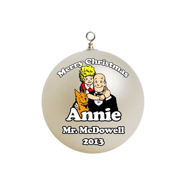 Personalized Little Orphan Annie Christmas Ornament #2
