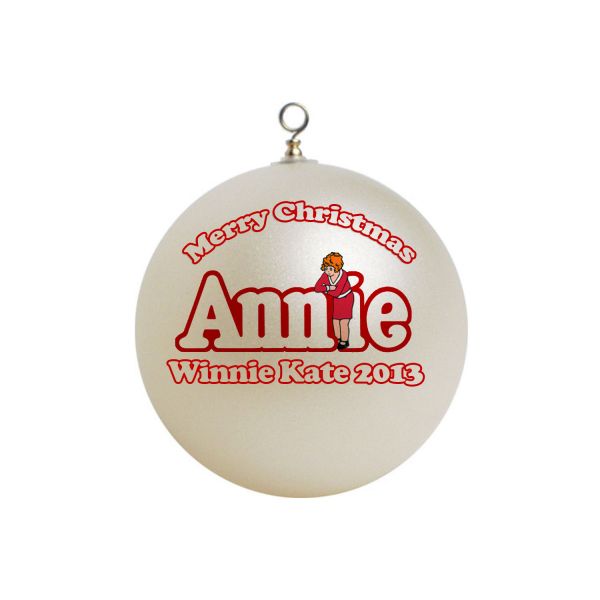 Personalized Little Orphan Annie Christmas Ornament #1