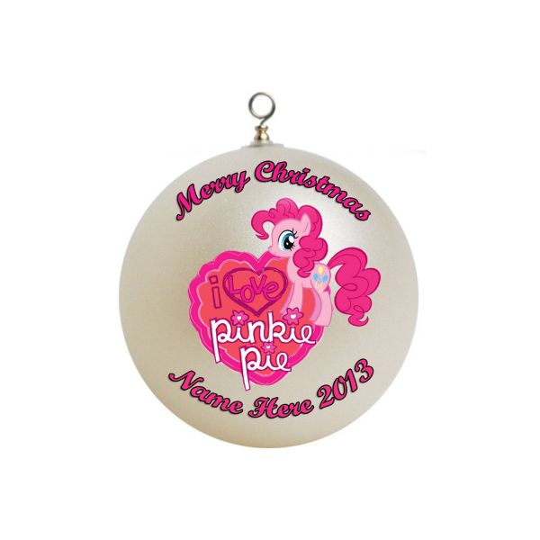 Personalized My Little Pony Pinky Pie Christmas Ornament #3