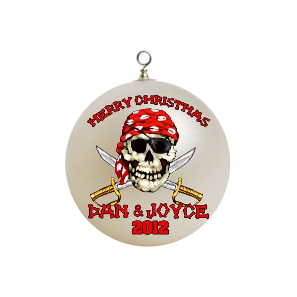Personalized Pirates Christmas Ornament Custom Gift