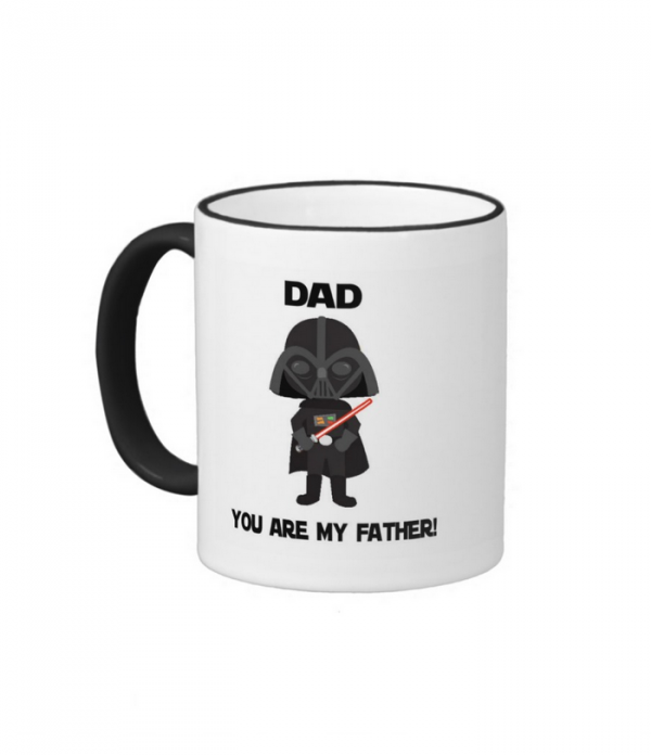 Personalized  Ceramic Mug Space War Dad You Are My Father Coffee Black Handle Mug 11oz #2