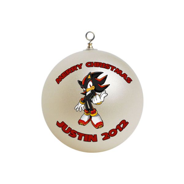 Personalized Sonic the Hedgehog Ornament Shadow