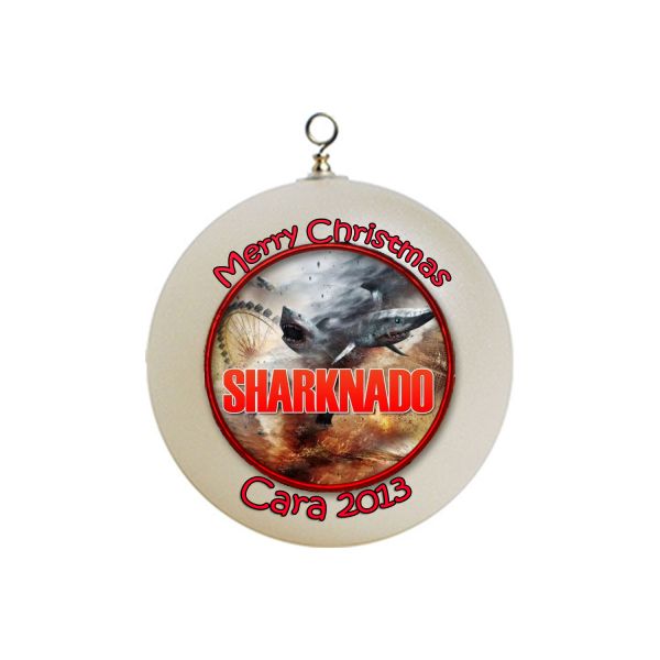 Personalized Sharknado Christmas Ornament Custom Gift 
