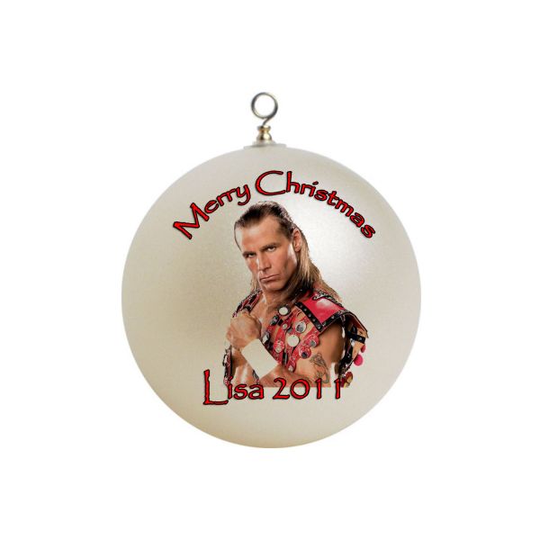 Personalized WWE Shawn Michaels Christmas Ornament #1