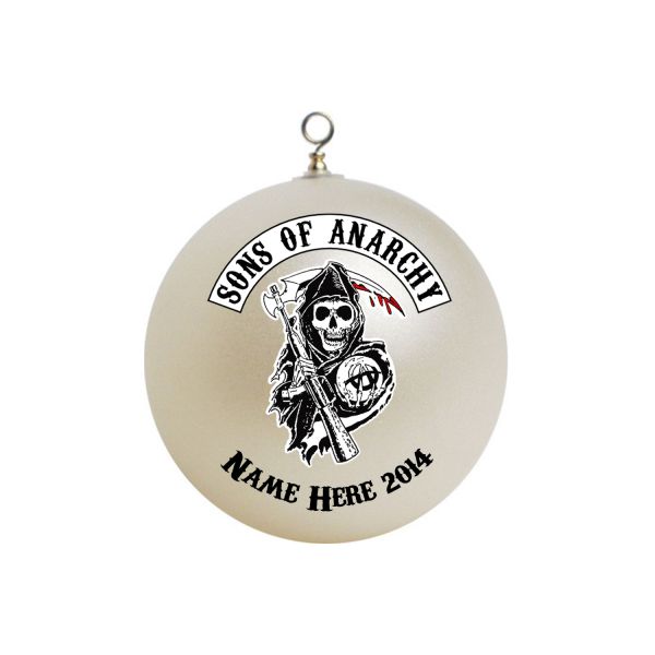 Personalized Sons of Anarchy Christmas Ornament #1