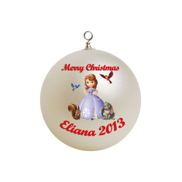 Personalized Sofia the First Princess Christmas Ornament #1