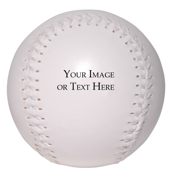 Personalized Softball White Stiching
