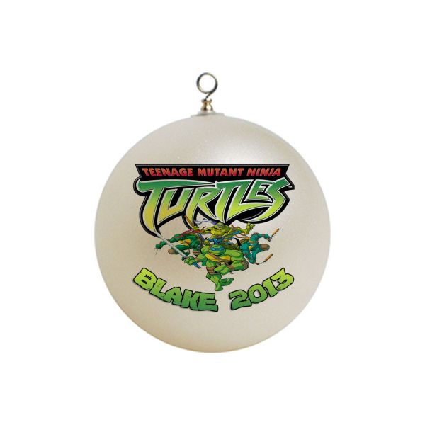 Personalized Teenage Mutant Ninja Turtles TMNT Christmas Ornament #1