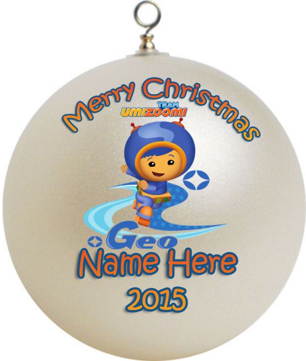 Personalized Team Umizoomi  Geo Christmas Ornament Custom Gift #4