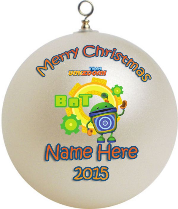 Personalized Team Umizoomi  BOT Christmas Ornament Custom Gift #2