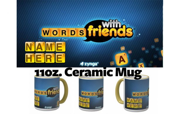 Personalized Words With Friends Ceramic Mug 11oz